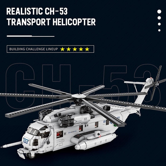 MOC - 127265 Sikorsky CH - 53E Super Stallion Building Blocks (US Warehouse) - LesDiy - Building Blocks -