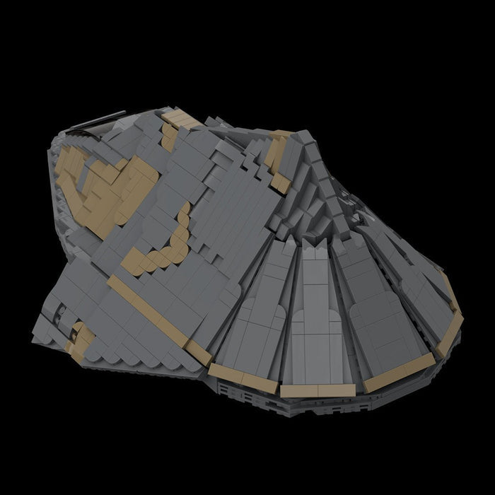 MOC - 127310 Goa'uld Tel'Tak Sci - fi Battleship Building Blocks - LesDiy - Building Blocks -