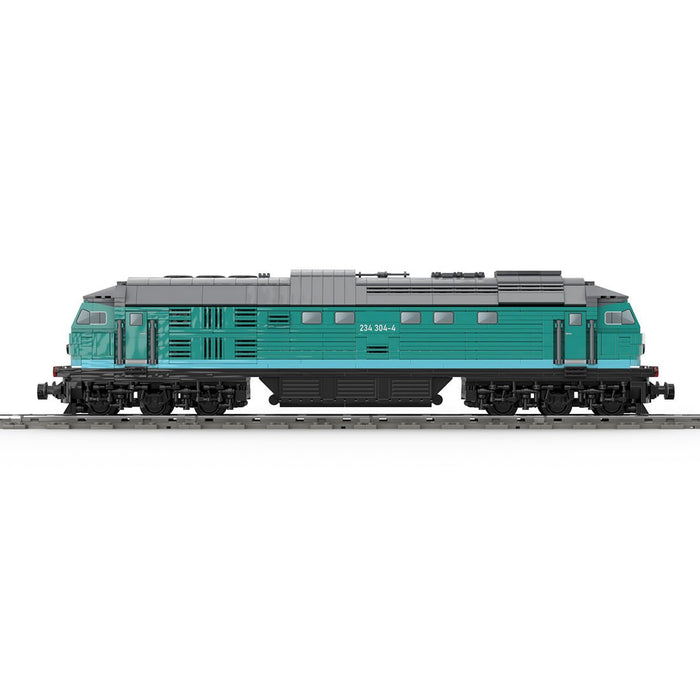 MOC-127413 BR 234 304-4 1:43 Scale Heavy Diesel Locomotive Building Blocks-LesDiy-MOC-