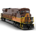 MOC - 127575 EMD SD90/43MAC Iowa Pacific Holdings Train Model - LesDiy - Building Blocks -