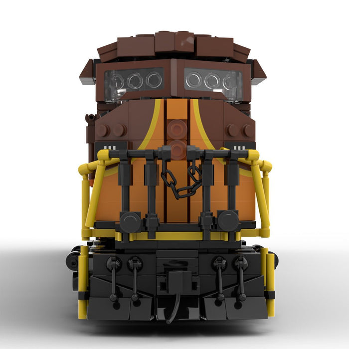 MOC - 127575 EMD SD90/43MAC Iowa Pacific Holdings Train Model - LesDiy - Building Blocks -