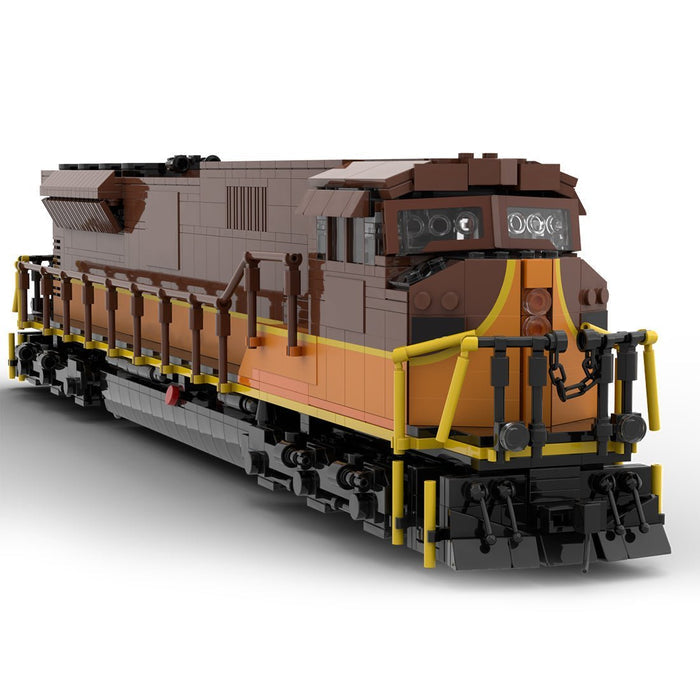 MOC - 127575 EMD SD90/43MAC Iowa Pacific Holdings Train Model - LesDiy - Building Blocks -