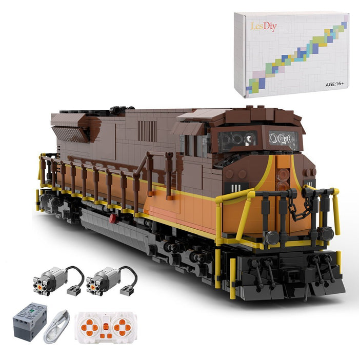 MOC - 127575 EMD SD90/43MAC Iowa Pacific Holdings Train Model - LesDiy - Building Blocks -