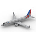 MOC - 127873 1/80 Boeing 737 Large Jetliner - American - LesDiy -