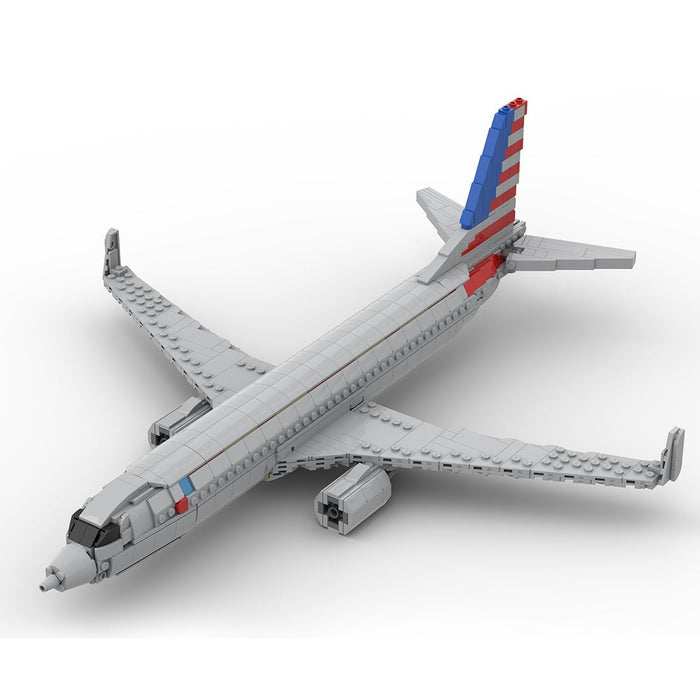 MOC - 127873 1/80 Boeing 737 Large Jetliner - American - LesDiy -