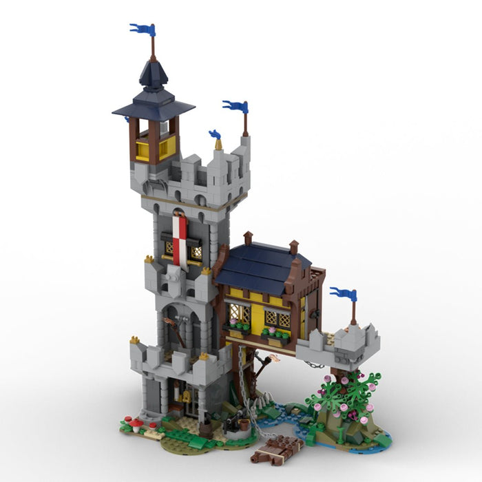 MOC - 128084 Medieval River Outpost Model Building Blocks - LesDiy -