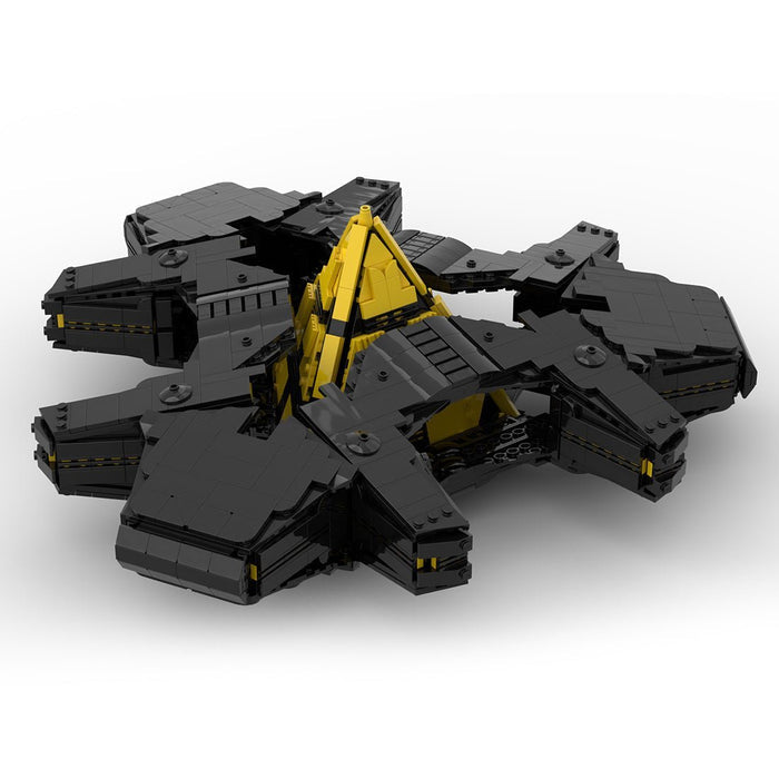 MOC - 128542 Goa'uld Ha'tak Sci - fi Battleship - LesDiy -