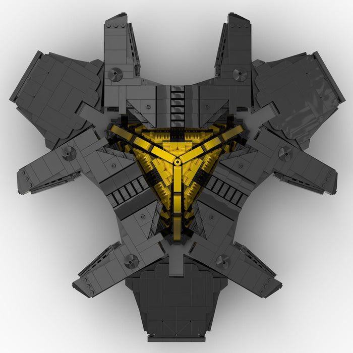 MOC - 128542 Goa'uld Ha'tak Sci - fi Battleship - LesDiy -