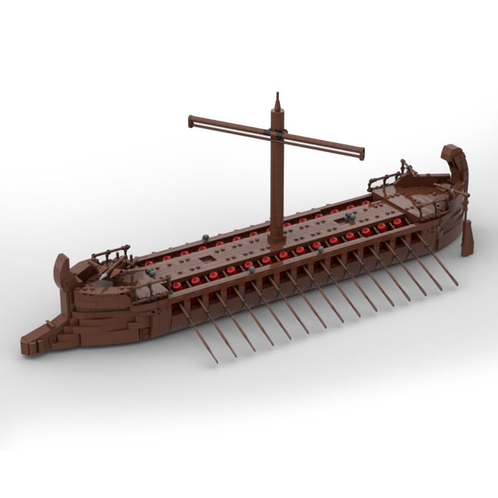 MOC - 129097 Medieval Sea Sailing Ship Model - LesDiy - Locomotive -