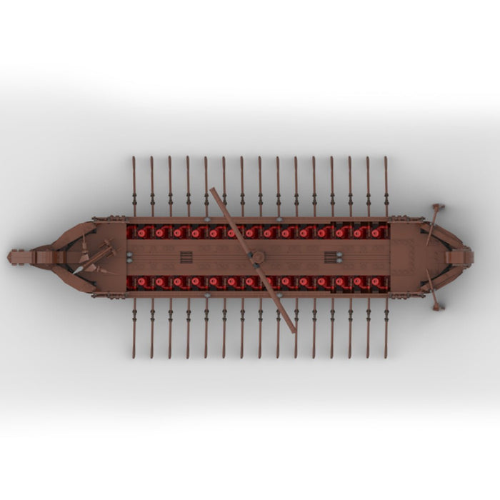 MOC - 129097 Medieval Sea Sailing Ship Model - LesDiy - Locomotive -