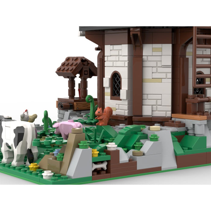 MOC - 129456 Medieval Town Windmill - LesDiy -