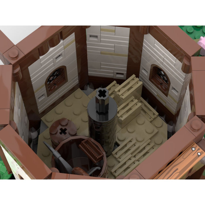 MOC - 129456 Medieval Town Windmill - LesDiy -