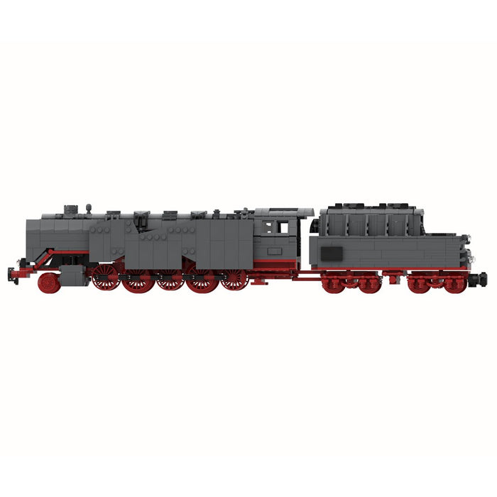 MOC - 129996 WWII DR - Baureihe 50 War Locomotive (8w) Building Blocks - LesDiy -