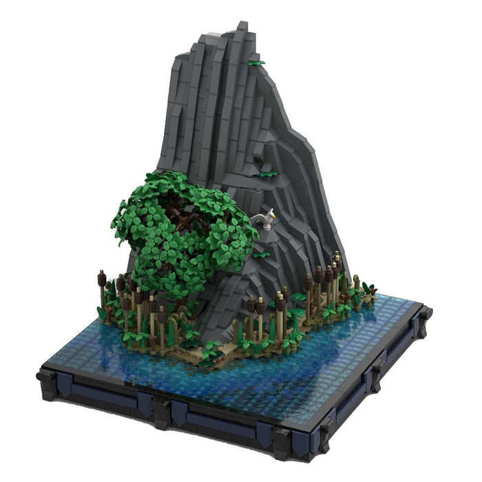 MOC - 130406 G4 Shore, landscape and substructure - LesDiy -