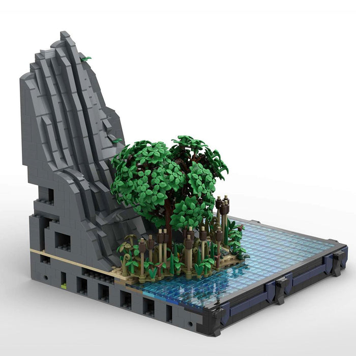 MOC - 130406 G4 Shore, landscape and substructure - LesDiy -