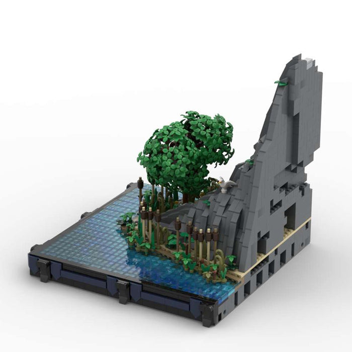 MOC - 130406 G4 Shore, landscape and substructure - LesDiy -