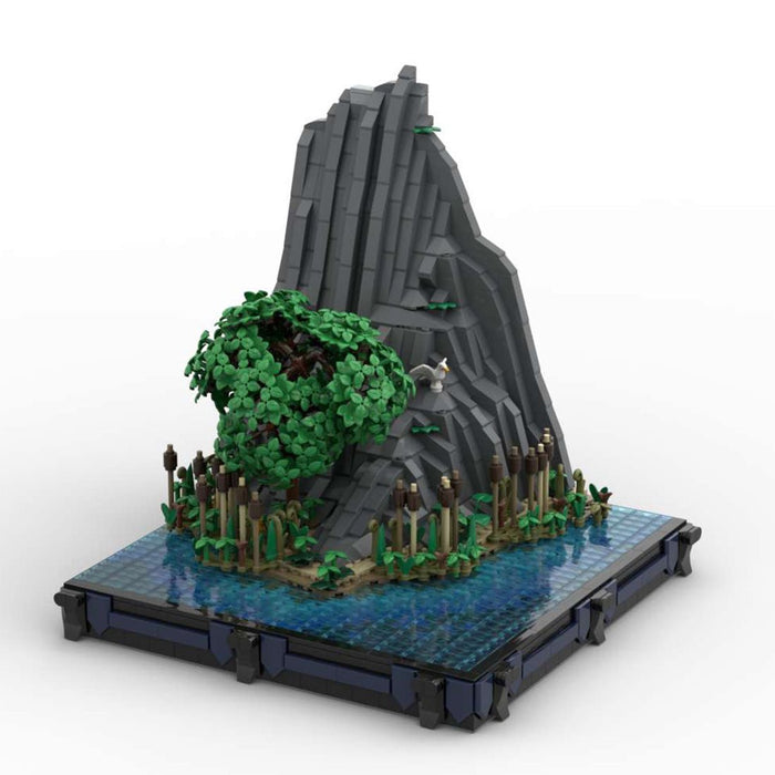 MOC - 130406 G4 Shore, landscape and substructure - LesDiy -