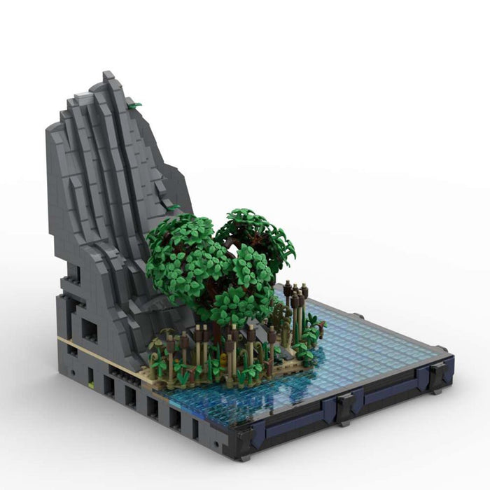 MOC - 130406 G4 Shore, landscape and substructure - LesDiy -