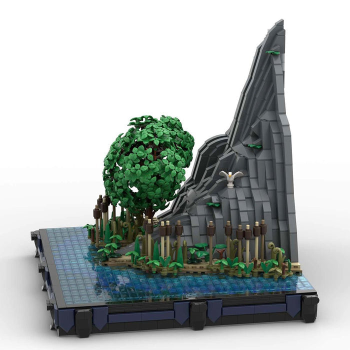 MOC - 130406 G4 Shore, landscape and substructure - LesDiy -