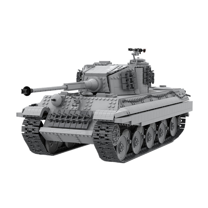 MOC - 130474 1/16 RC King Tiger Tank - LesDiy -