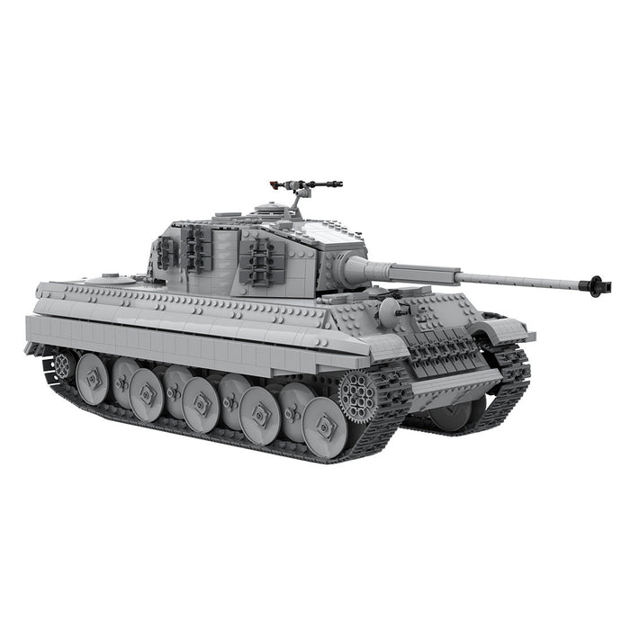 MOC - 130474 1/16 RC King Tiger Tank - LesDiy -