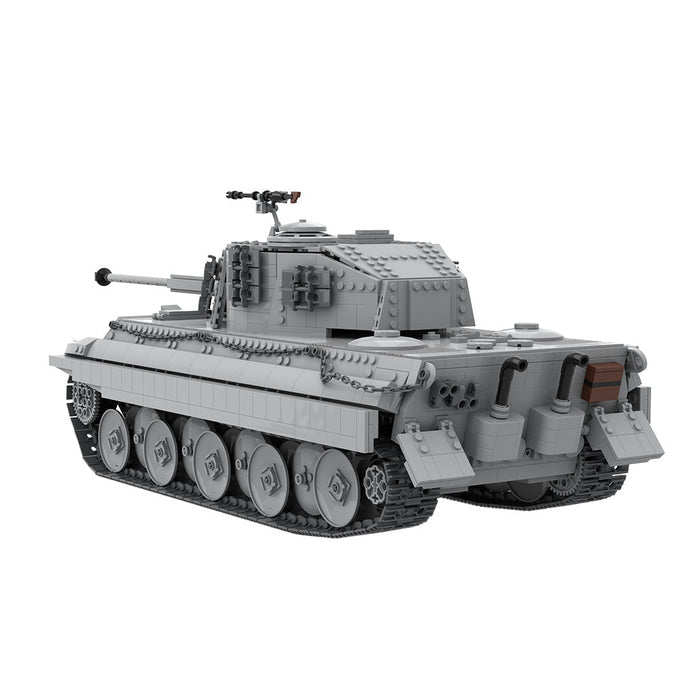 MOC - 130474 1/16 RC King Tiger Tank - LesDiy -