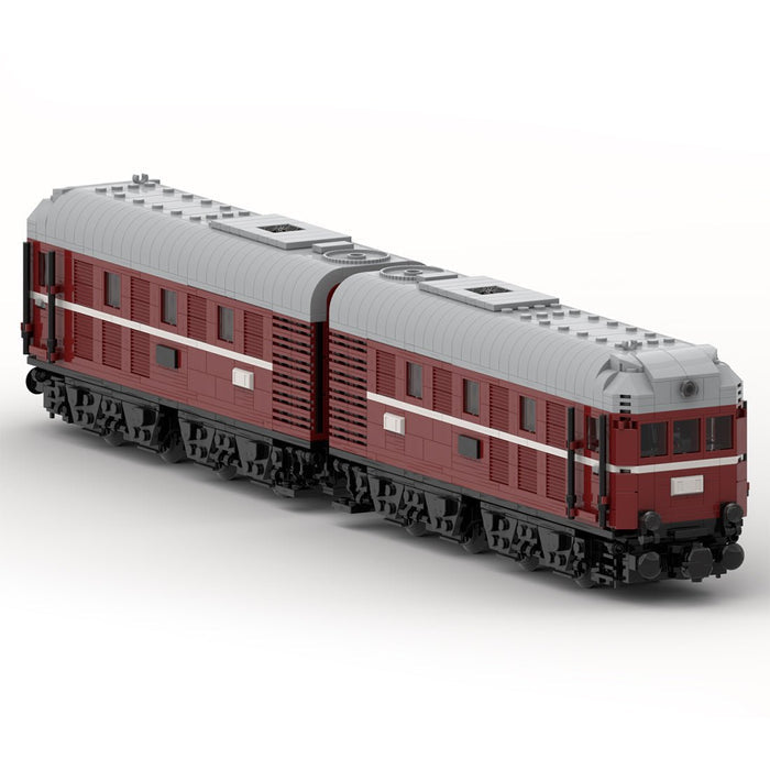MOC - 130611 DB - Baureihe V188 (8w) Building Blocks Set - LesDiy - Locomotive -