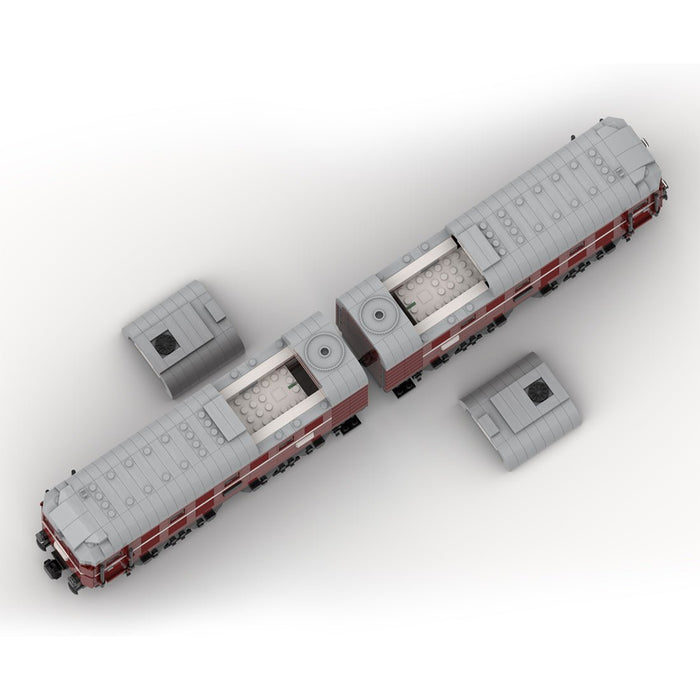 MOC - 130611 DB - Baureihe V188 (8w) Building Blocks Set - LesDiy - Locomotive -