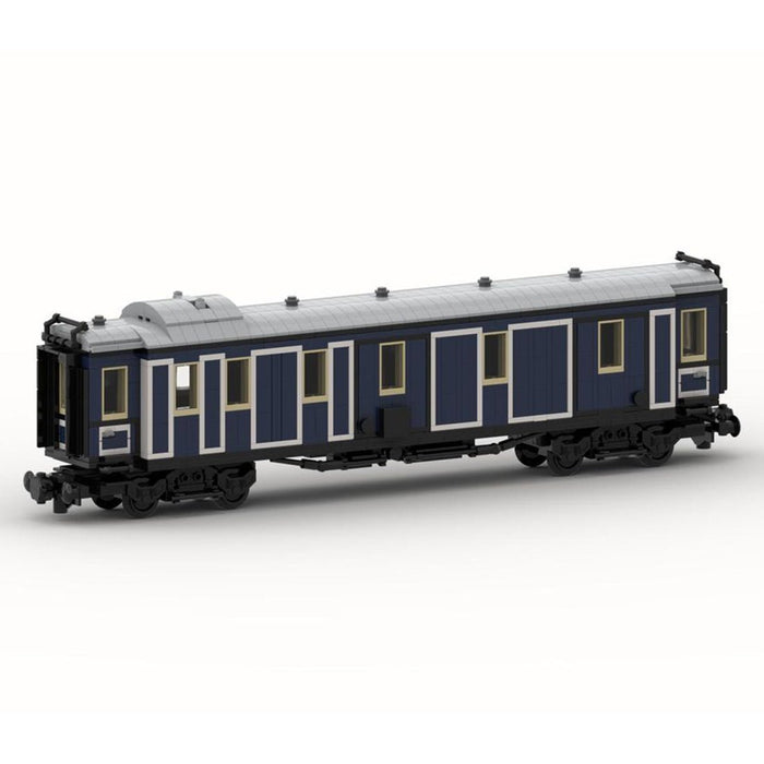 MOC - 130785 Bavarian Express Train Baggage Wagon (8w) - LesDiy - Building Blocks -
