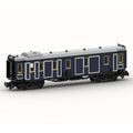 MOC - 130785 Bavarian Express Train Baggage Wagon (8w) - LesDiy - Building Blocks -