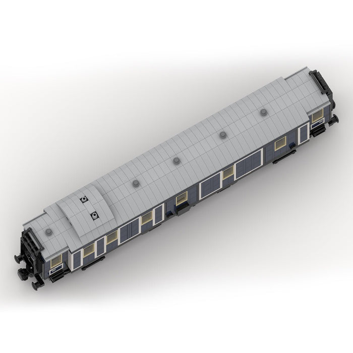 MOC - 130785 Bavarian Express Train Baggage Wagon (8w) - LesDiy - Building Blocks -