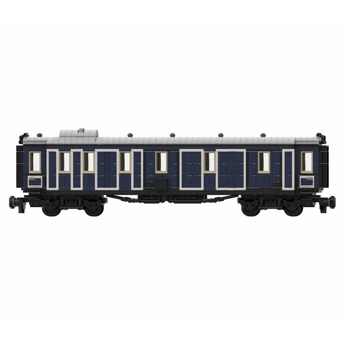 MOC - 130785 Bavarian Express Train Baggage Wagon (8w) - LesDiy - Building Blocks -