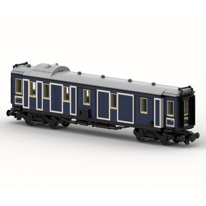 MOC - 130785 Bavarian Express Train Baggage Wagon (8w) - LesDiy - Building Blocks -