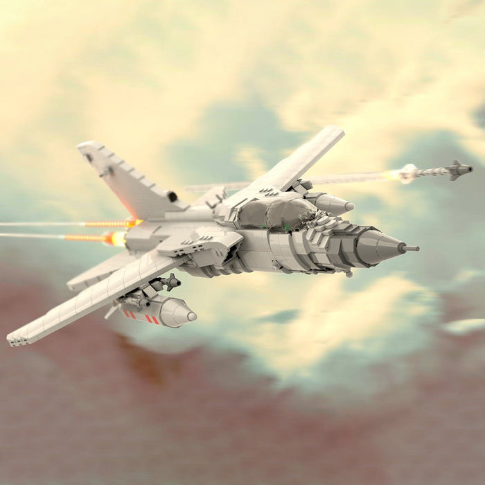 MOC - 131194 1:35 Scale Panavia Tornado ADV F.3 Building Blocks - LesDiy - Building Blocks -