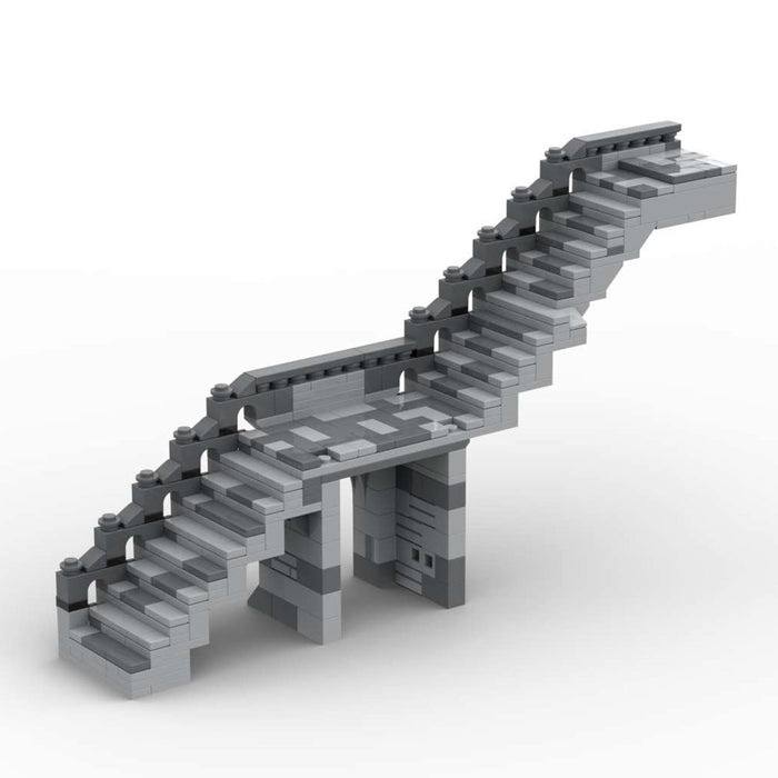 MOC - 131229 H03 Stairs to the Wall - LesDiy -