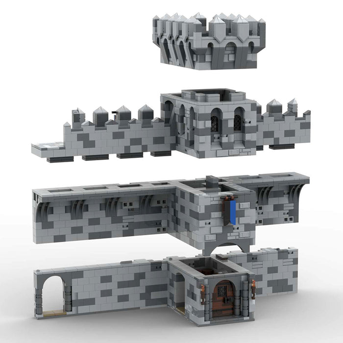 MOC - 131237 H11 Front Wall Building Blocks Set - LesDiy - Building Blocks -