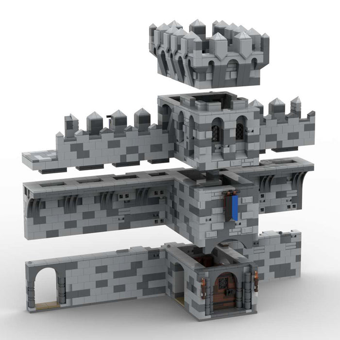 MOC - 131237 H11 Front Wall Building Blocks Set - LesDiy - Building Blocks -