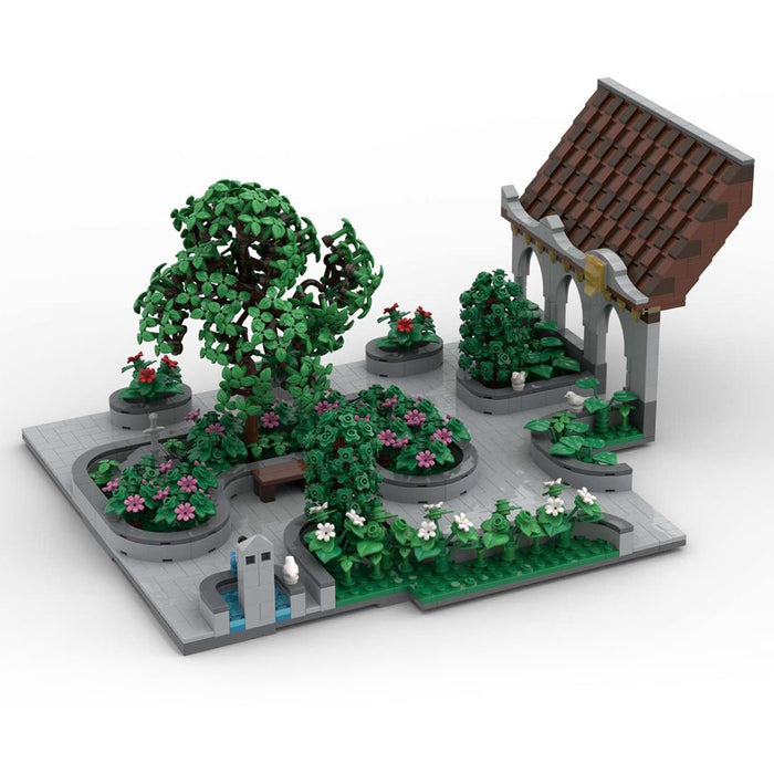 MOC - 131263 H20 Palace Courtyard with park - LesDiy -
