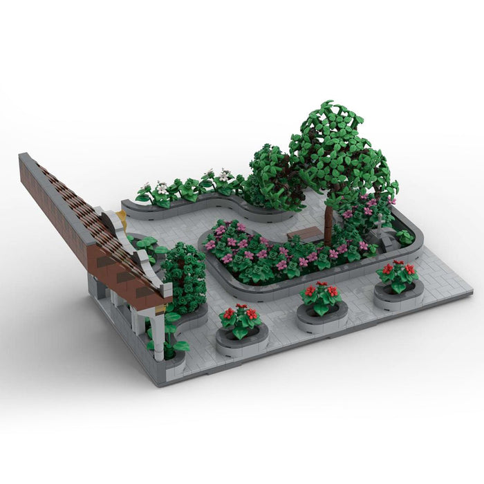 MOC - 131263 H20 Palace Courtyard with park - LesDiy -