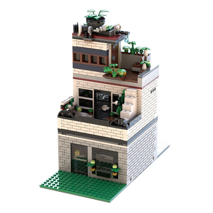 MOC - 131435 3 - in - 1 Fashion Store+Design Studio+Flower Shop - LesDiy -