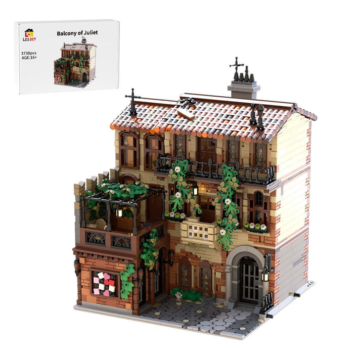 MOC - 131698 Balcony of Juliet European Town - LesDiy -