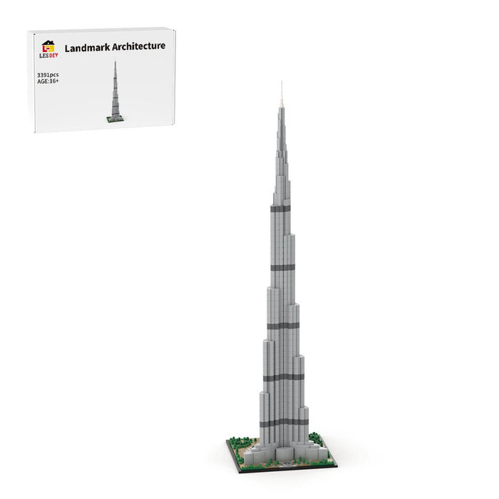 MOC - 131908 1:800 Scale Architecture Skyscraper - LesDiy -