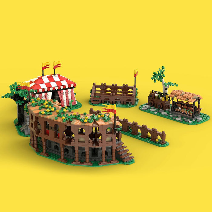 MOC - 132180 Medieval Arena Model - LesDiy -