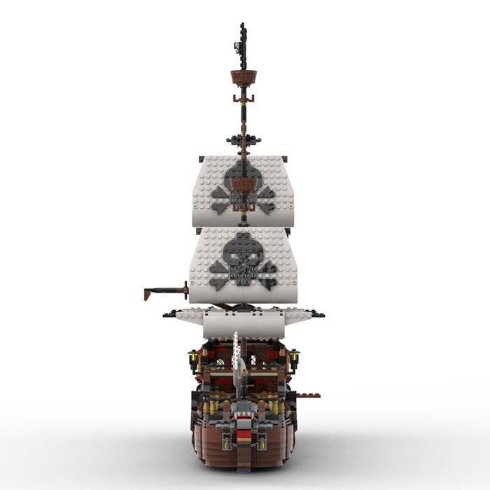 MOC - 134441 Medieval Pirate Warship Model - LesDiy - Locomotive -