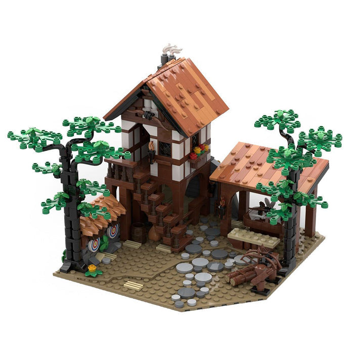 MOC - 134494 Archery Range Medieval Pirate Theme Model - LesDiy - Locomotive -