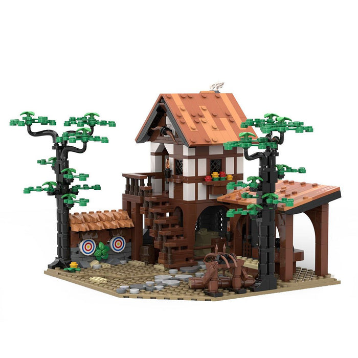 MOC - 134494 Archery Range Medieval Pirate Theme Model - LesDiy - Locomotive -