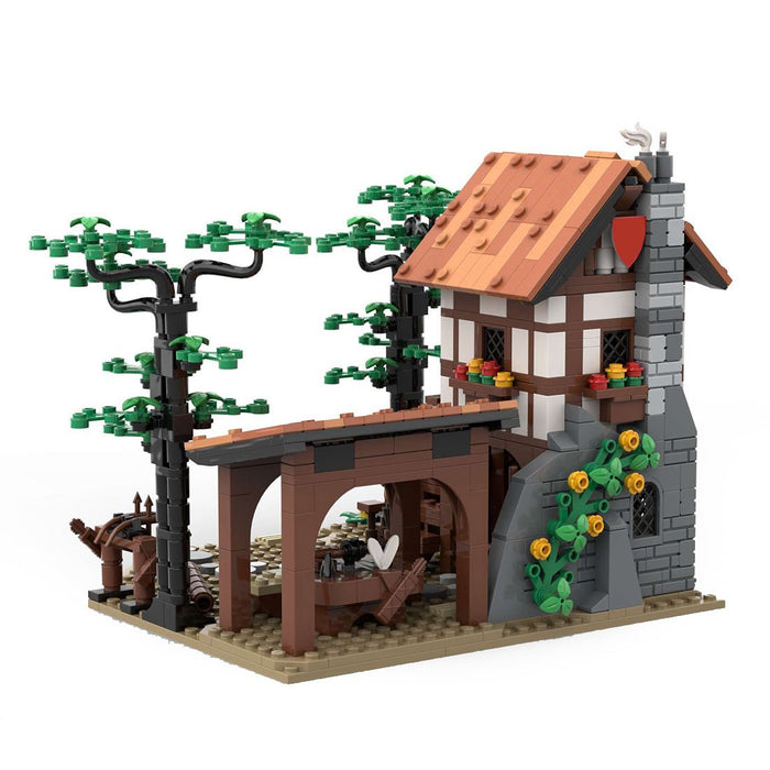 MOC - 134494 Archery Range Medieval Pirate Theme Model - LesDiy - Locomotive -