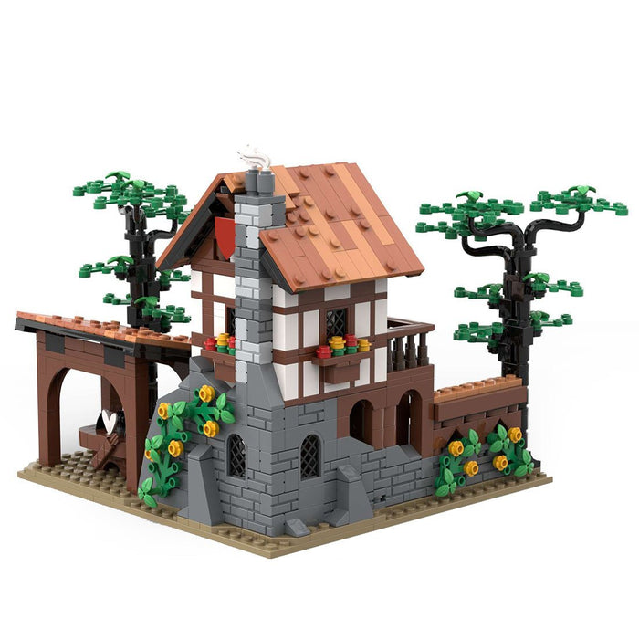 MOC - 134494 Archery Range Medieval Pirate Theme Model - LesDiy - Locomotive -