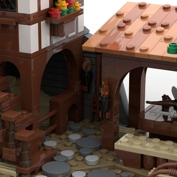 MOC - 134494 Archery Range Medieval Pirate Theme Model - LesDiy - Locomotive -