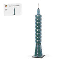MOC - 136995 Taipei 1 - 0 - 1 Skyscraper - 1/800 Scale Building Blocks - LesDiy - Building Blocks -